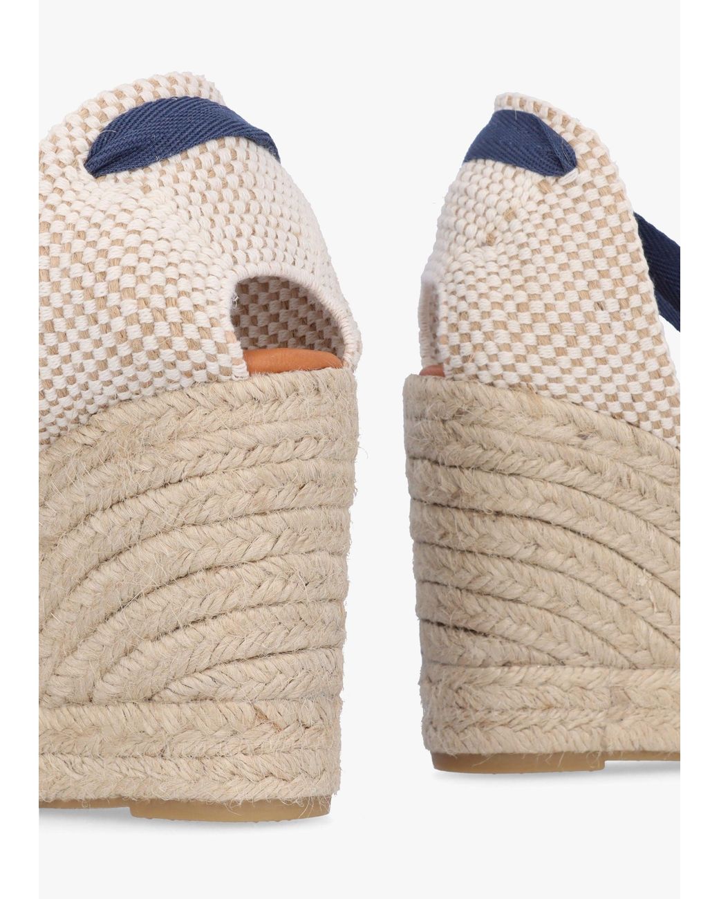 Daniel Blue Kendall Toe Cap Wedge Espadrilles