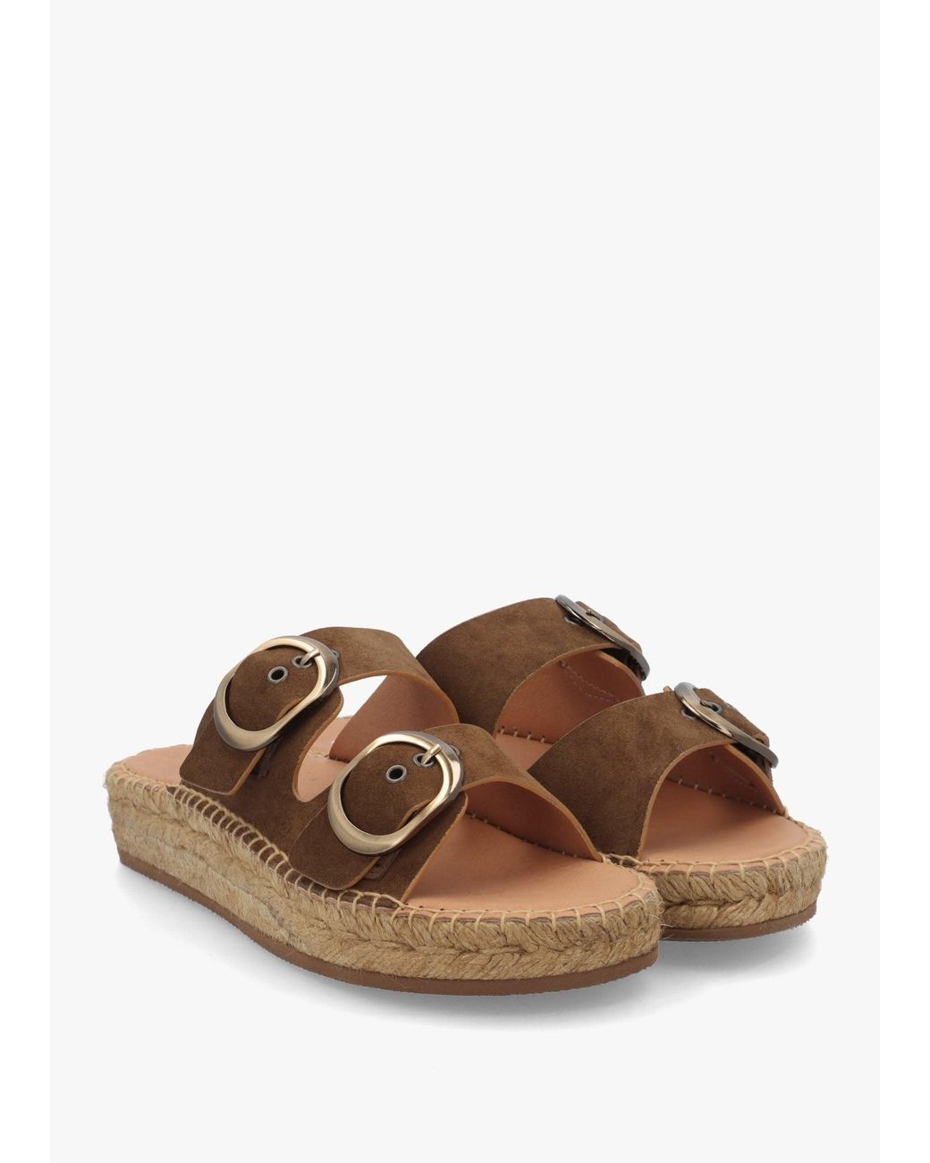 Daniel Brown Jander Flatform Espadrille Mules