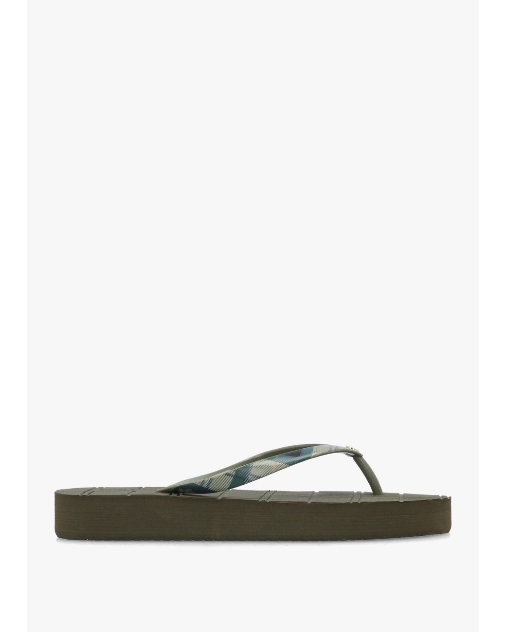 Barbour Green Tilda Toe Post Flip Flops