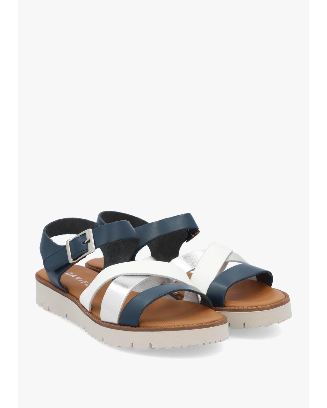 Daniel White Lindy Multi Cross Strap Sandals