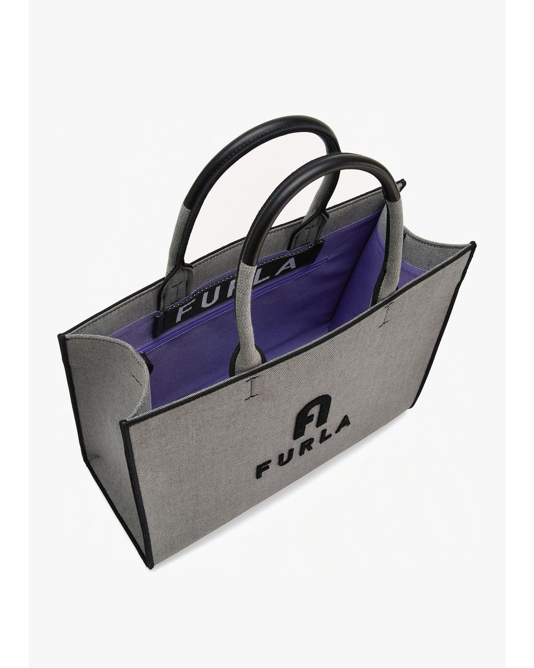 Furla Gray Opportunity L Tote Bag