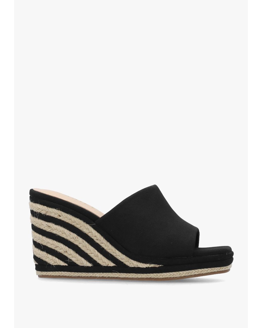 Daniel Black Yana Striped Wedge Espadrilles