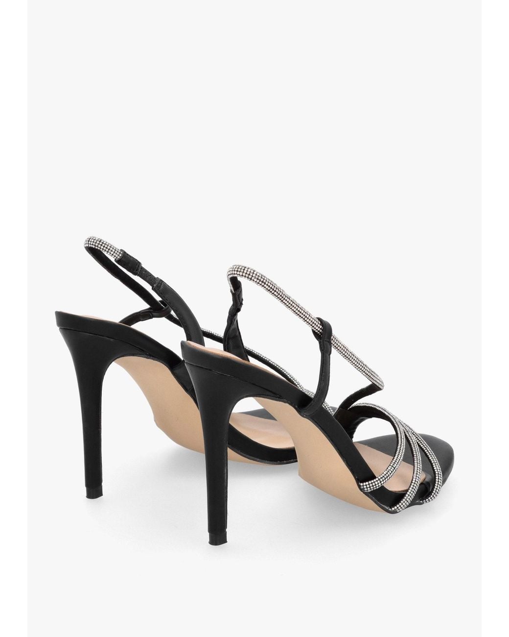 Daniel White Ichelly Diamante Strap High Heel Sandals