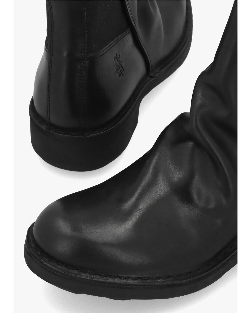 Fly London Black Noux Chelsea Boots