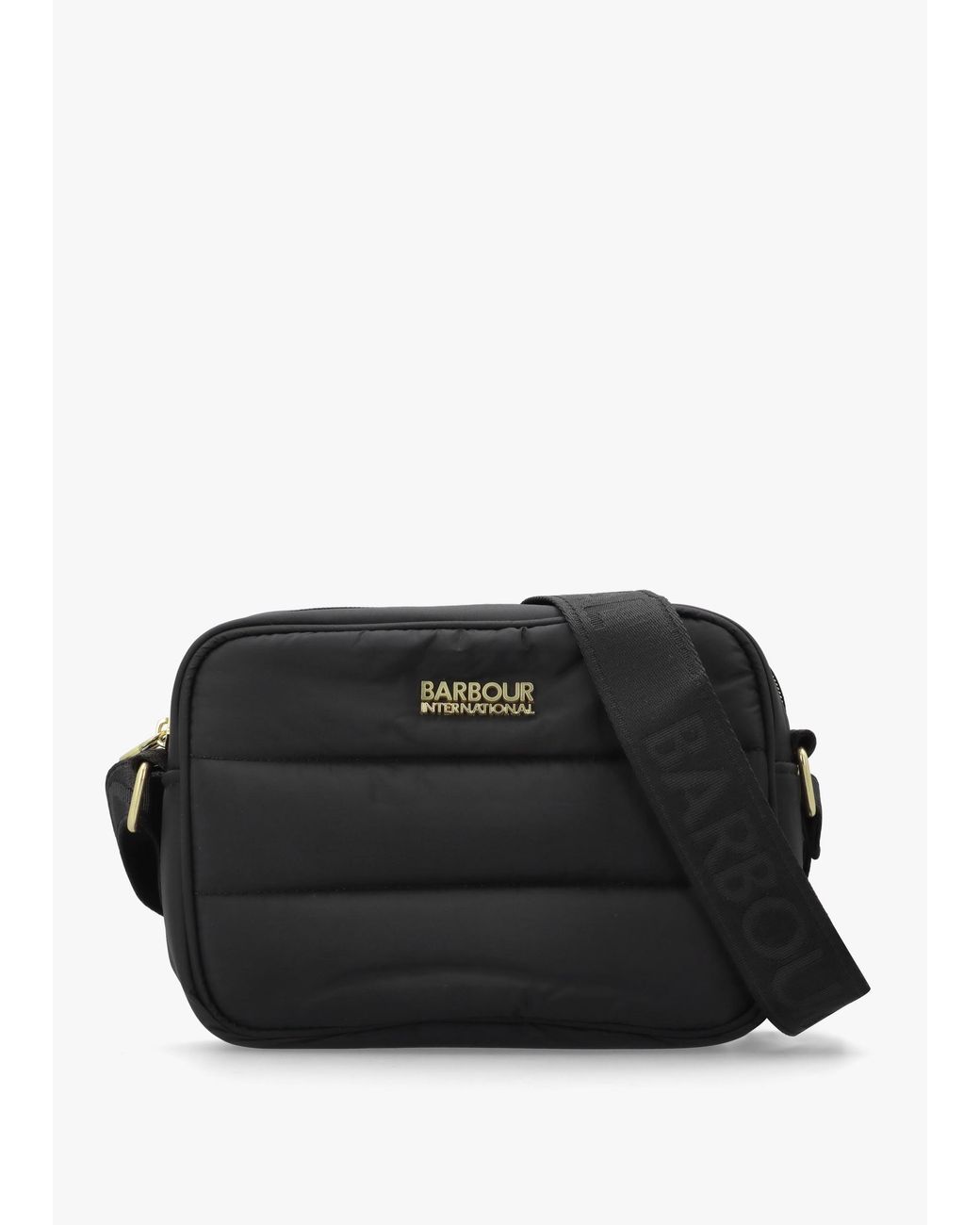Barbour Black Monaco Baffle Quilted Cross-Body Bag