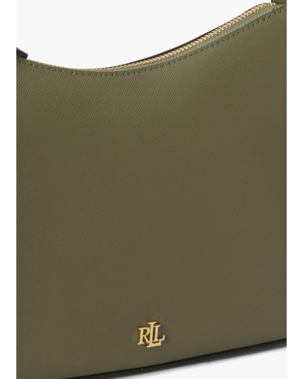 Ralph Lauren Green Danni 26 Shoulder Bag