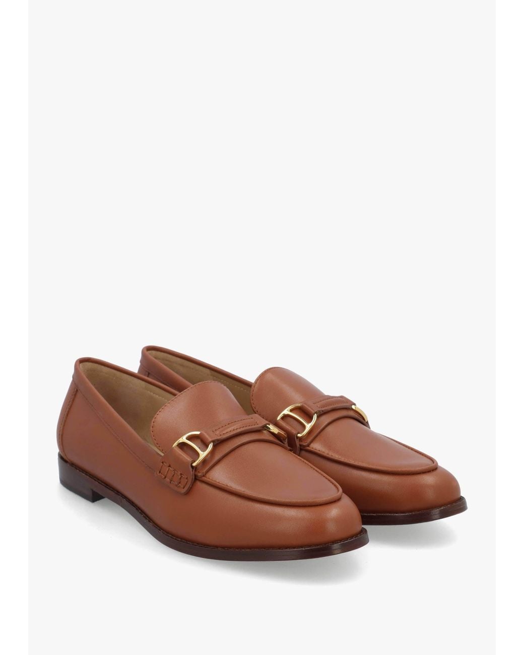 Ralph Lauren Brown Tasha Lauren Loafers