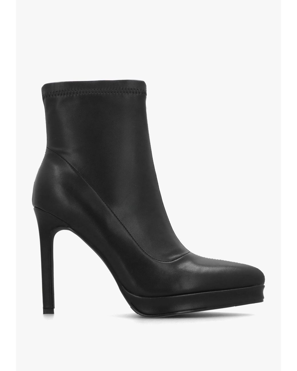 Daniel Black Ranny Vegan Platform High Heel Ankle Boots