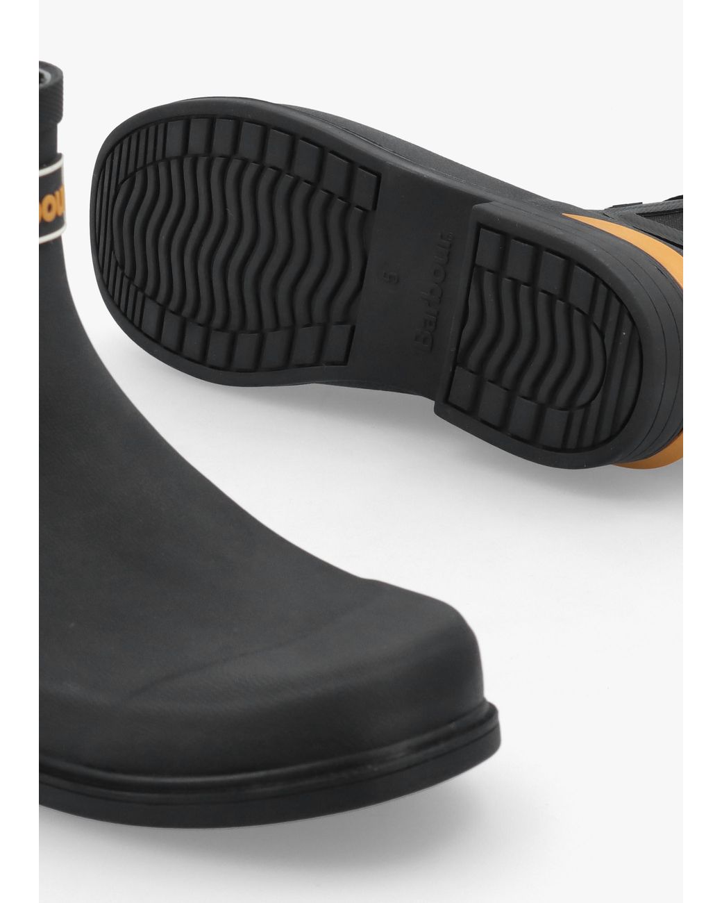 Barbour Black Abbeyfield Packable Ankle Wellingtons