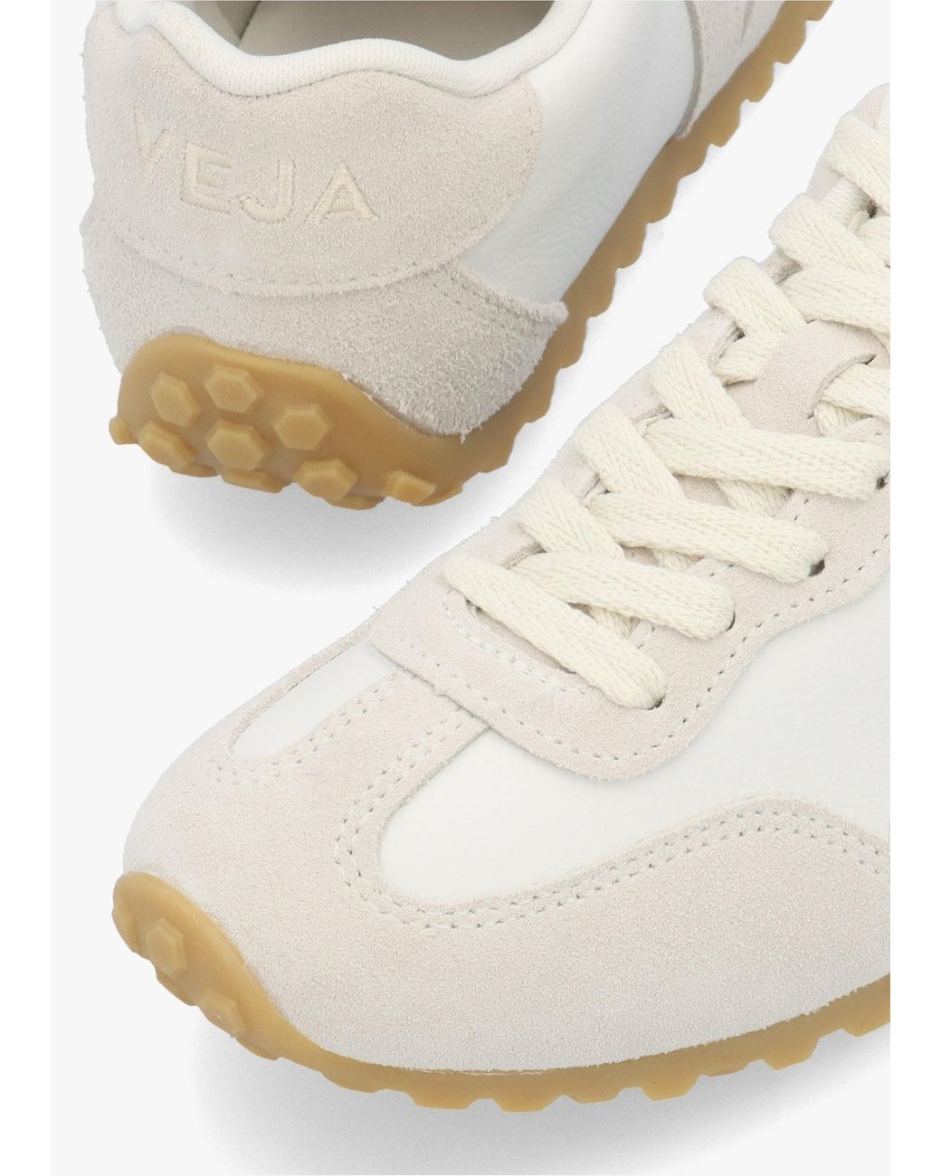 Veja White Gt Leather Natural Trainers