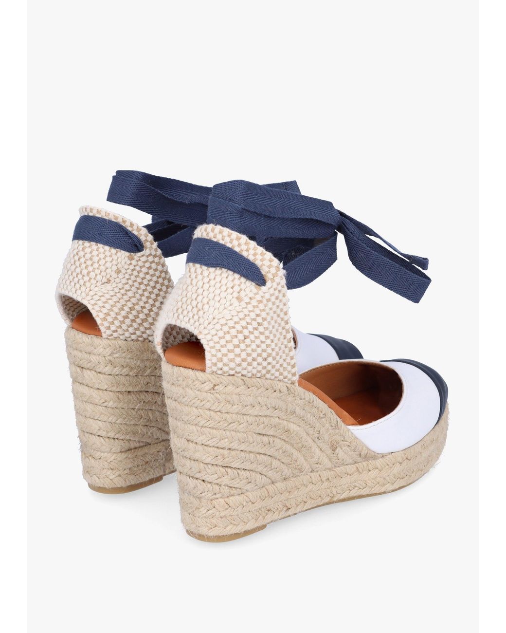 Daniel Blue Kendall Toe Cap Wedge Espadrilles