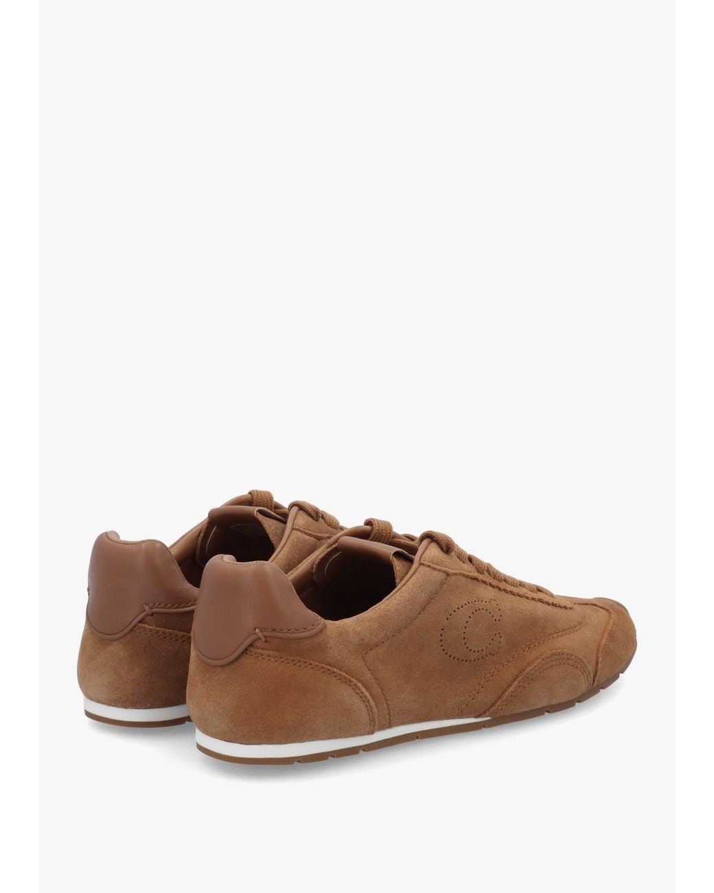 COACH Brown Flat Shadow Suede Trainers