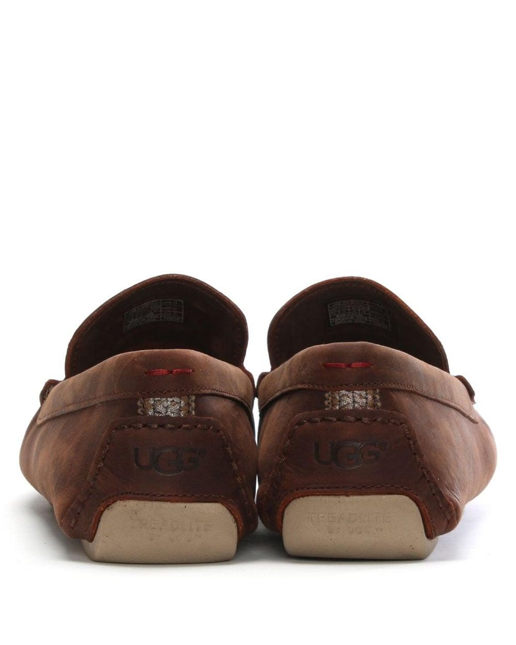 UGG Men'S Henrick Ii Red Clay Leather Driving Shoes for Men | Lyst Australia