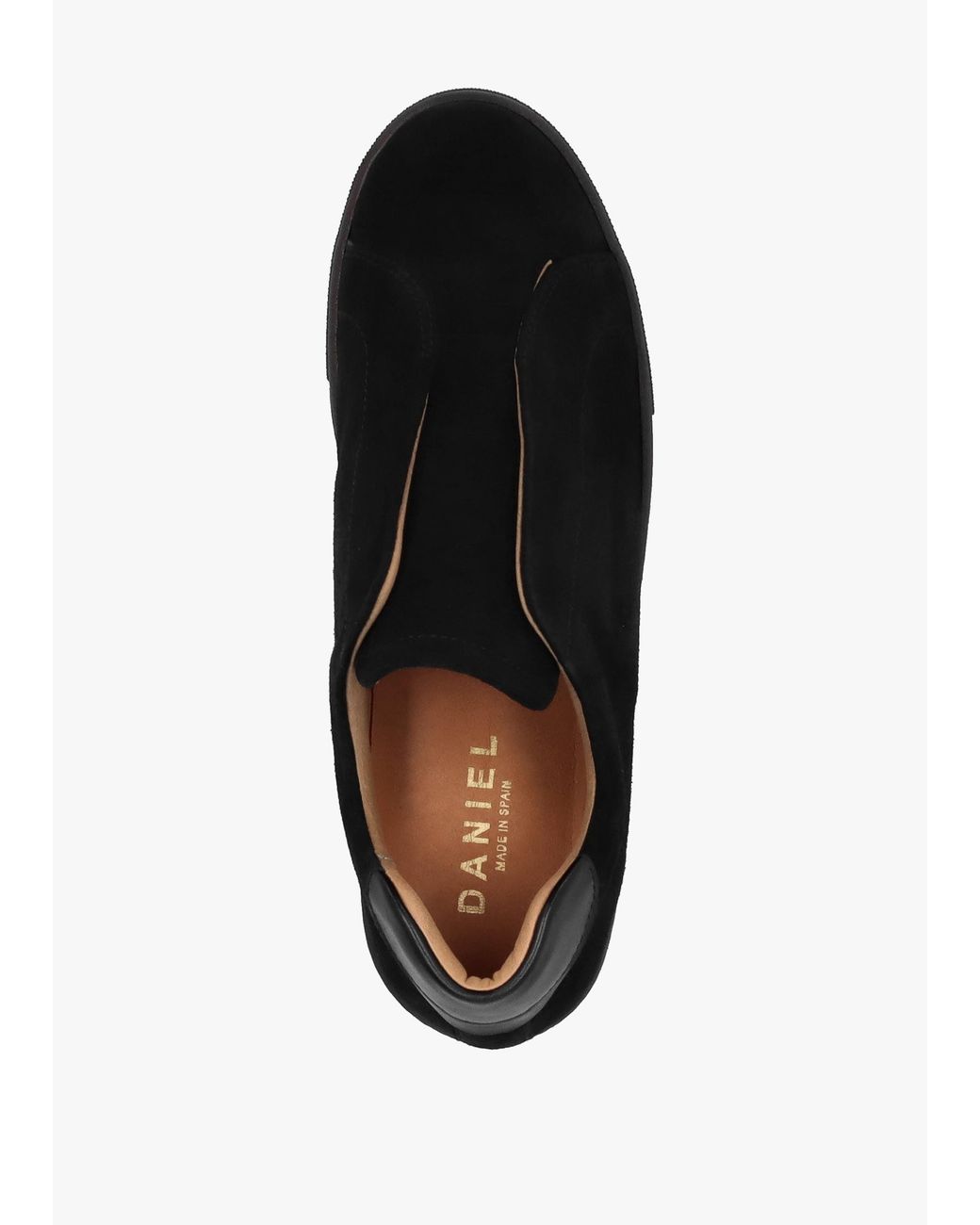 Daniel Black Tred Laceless Flatform Trainers