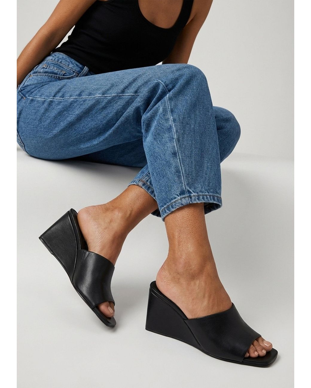Daniel Black Sayne Wedge Mules
