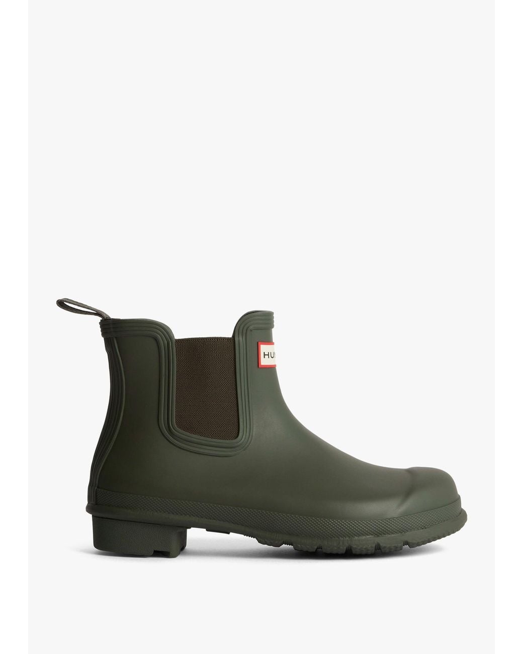Hunter Green Original Dark Chelsea Rain Boots