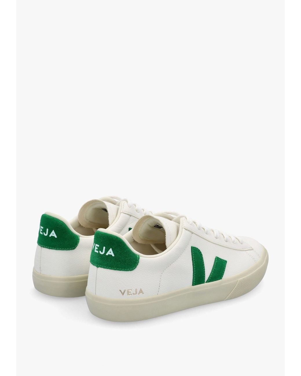 Veja Green Campo Chromefree Leather Extra Emeraude Trainers