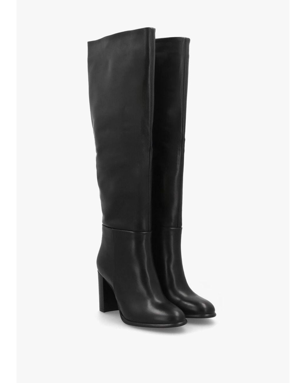 Daniel Black Lottie High Block Heel Knee Boots