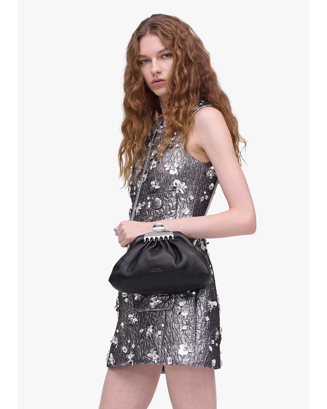 Marc Jacobs Black The Glam Small Clutch Bag
