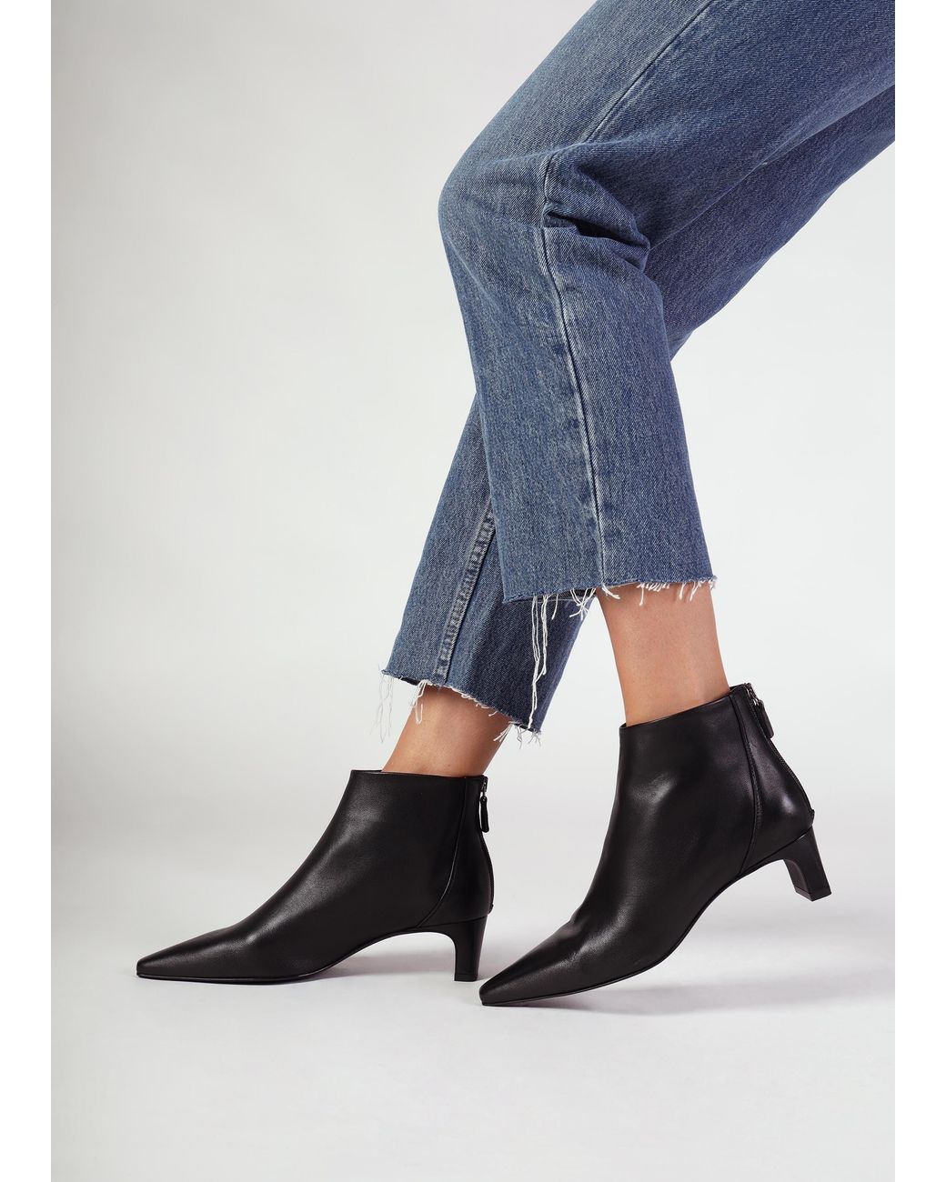 Daniel Black Sedda Low Heel Ankle Boots