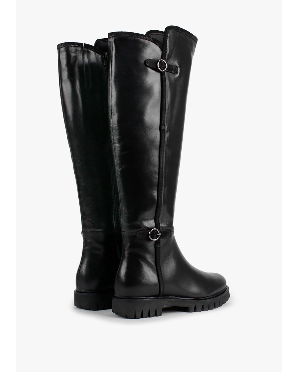 Daniel Black Sictor Double Buckle Over The Knee Boots