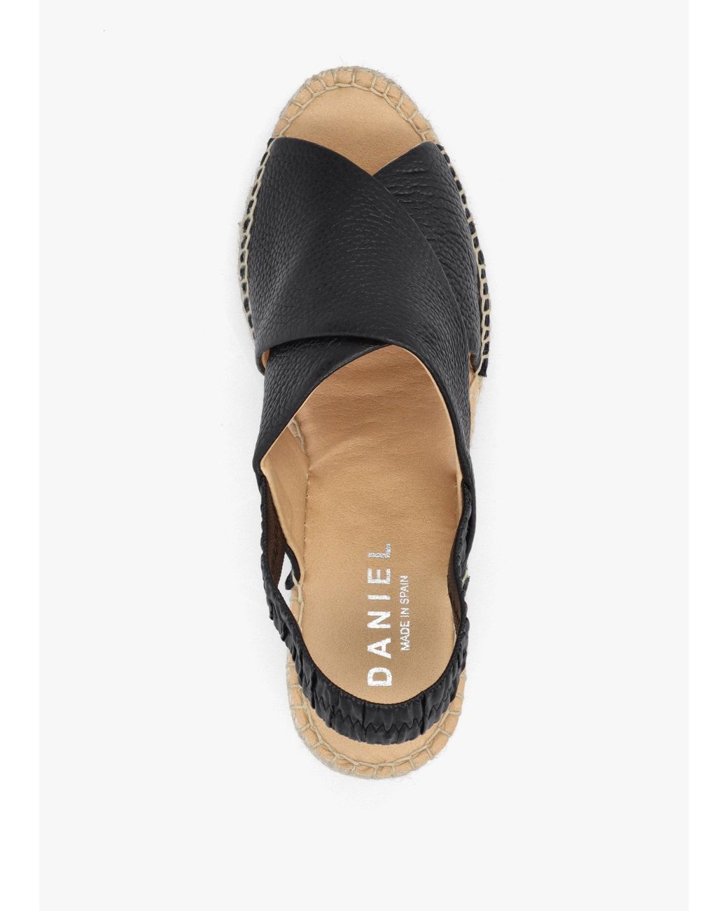 Daniel Multicolor Jossy Cross Strap Sling Back Wedge Espadrilles