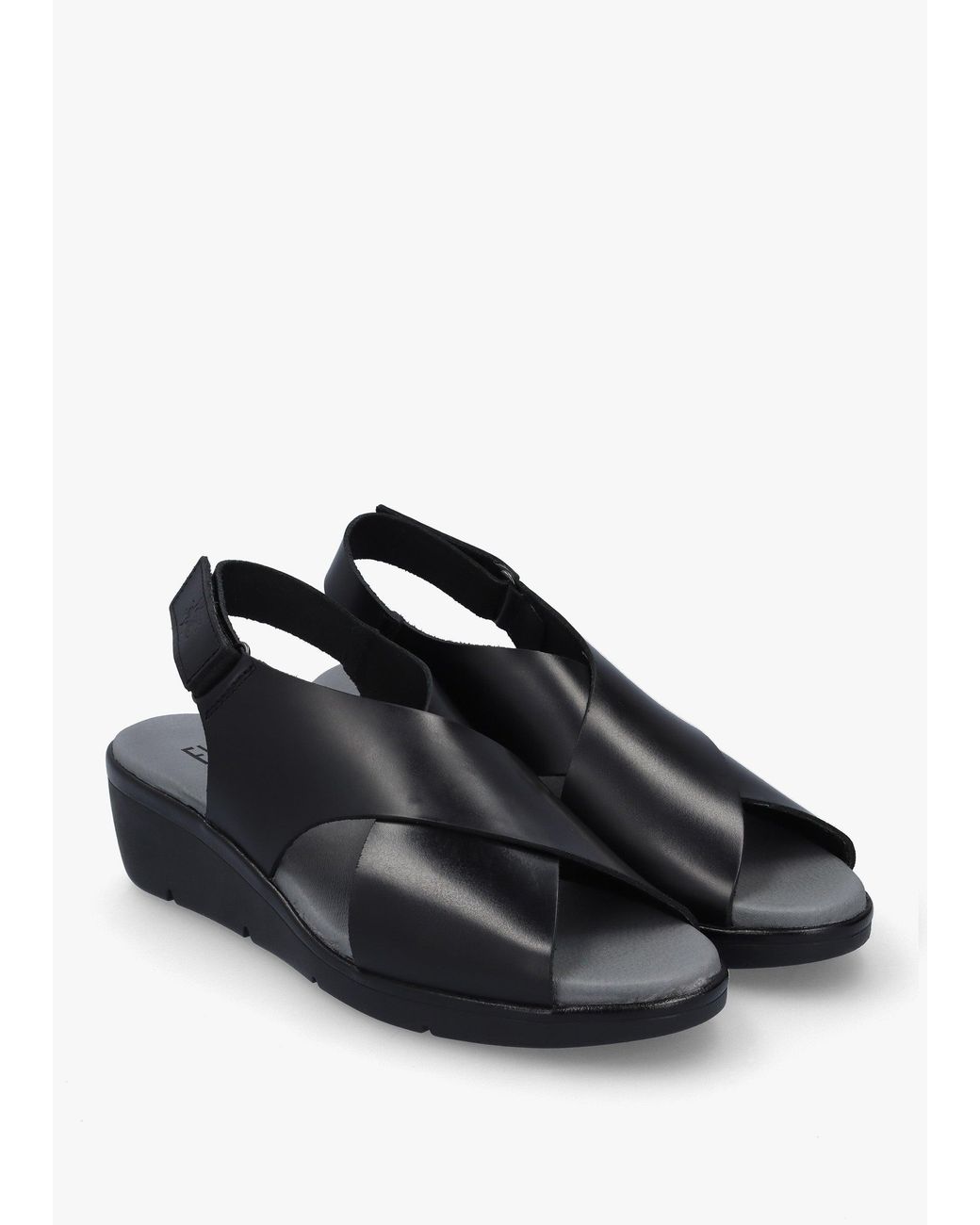 Fly London Multicolor Nabi Sling Back Low Wedge Sandals