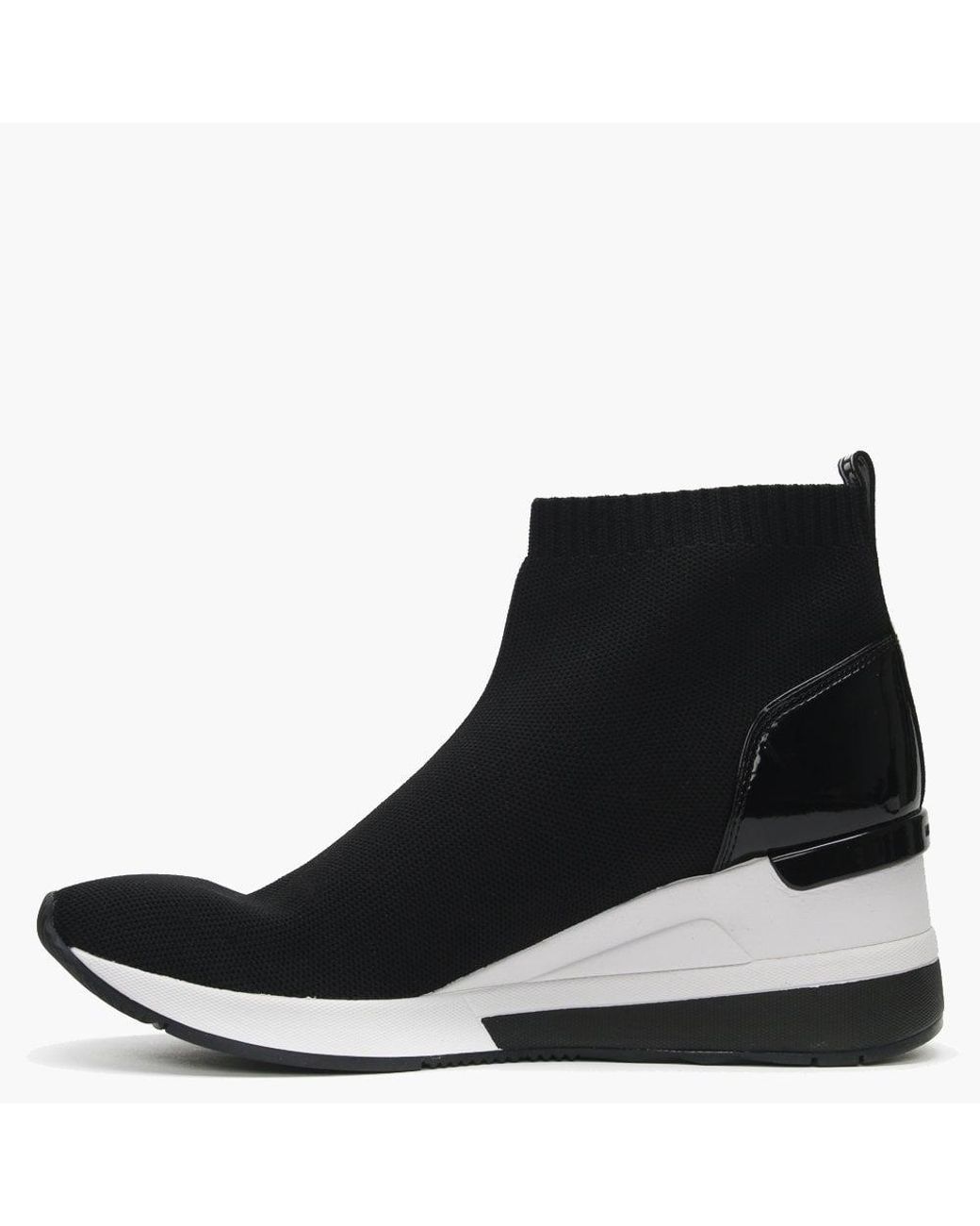 michael kors knit high top trainer