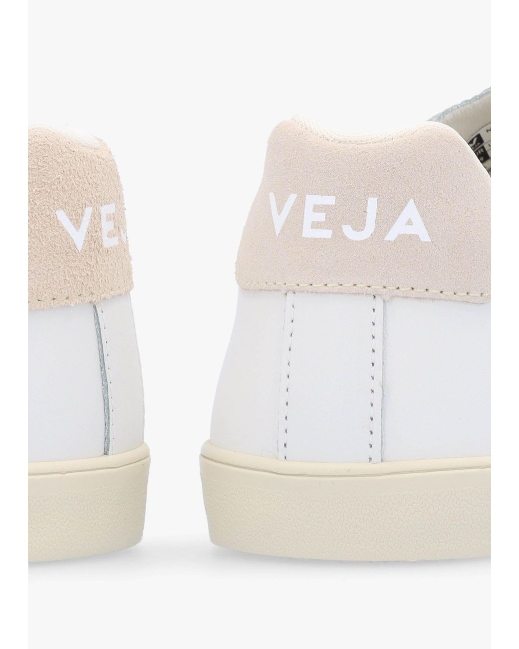 Veja White Esplar Logo Leather Extra Sable Trainers
