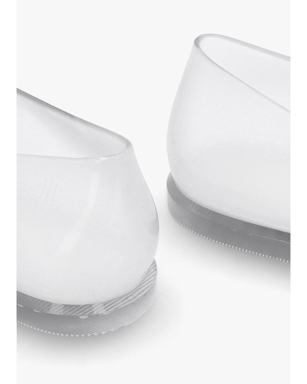 Marc Jacobs White X Melissa Ruby Clear Ballet Pumps