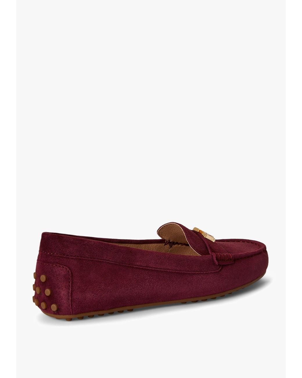 Ralph Lauren Red Barnsbury Loafers