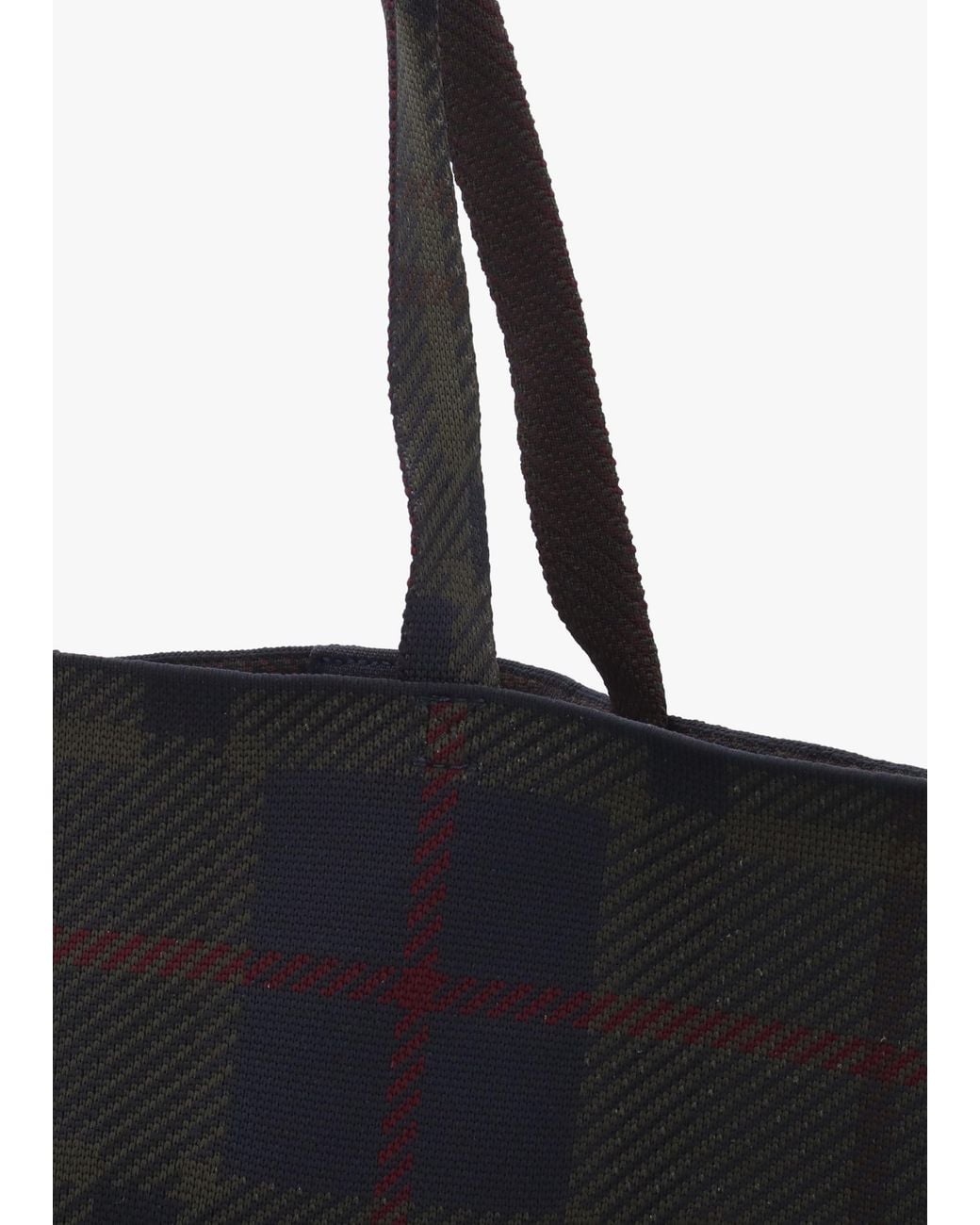 Barbour Black Layla Shadow Classic Tartan Tote Bag