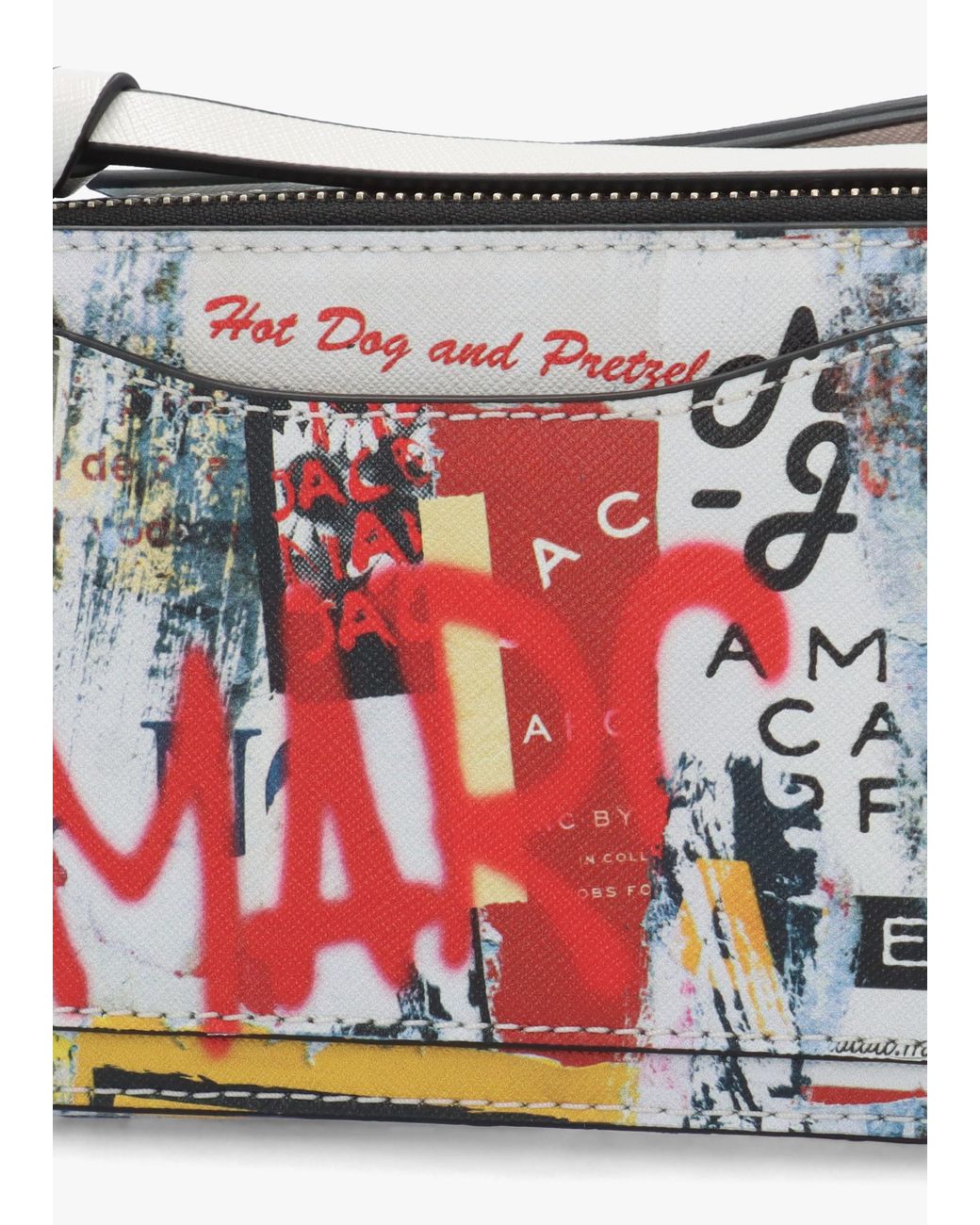 Marc Jacobs White The Pop Americana Multi Snapshot Camera Bag