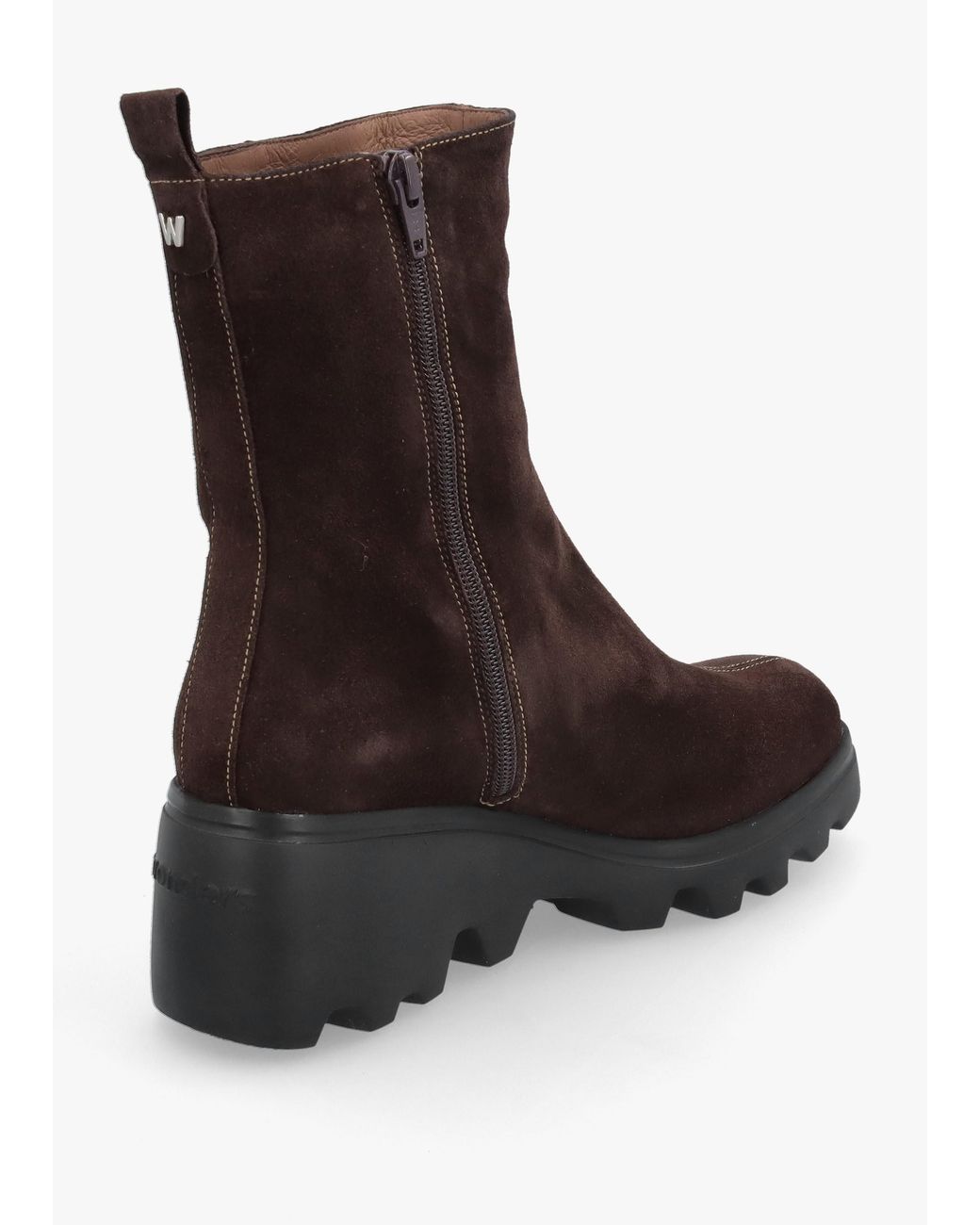Wonders Brown G-7033 Wedge Ankle Boots