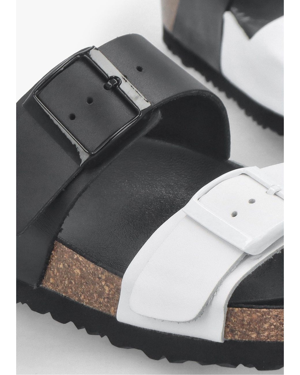 Daniel White Imule Split & Leather Two Bar Mules