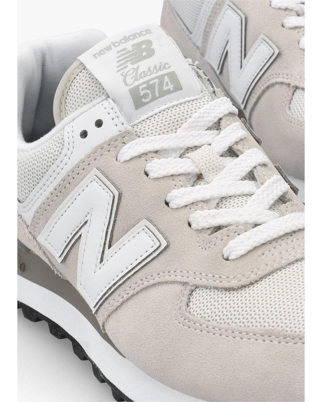 New Balance White 574 Core Retro Trainers