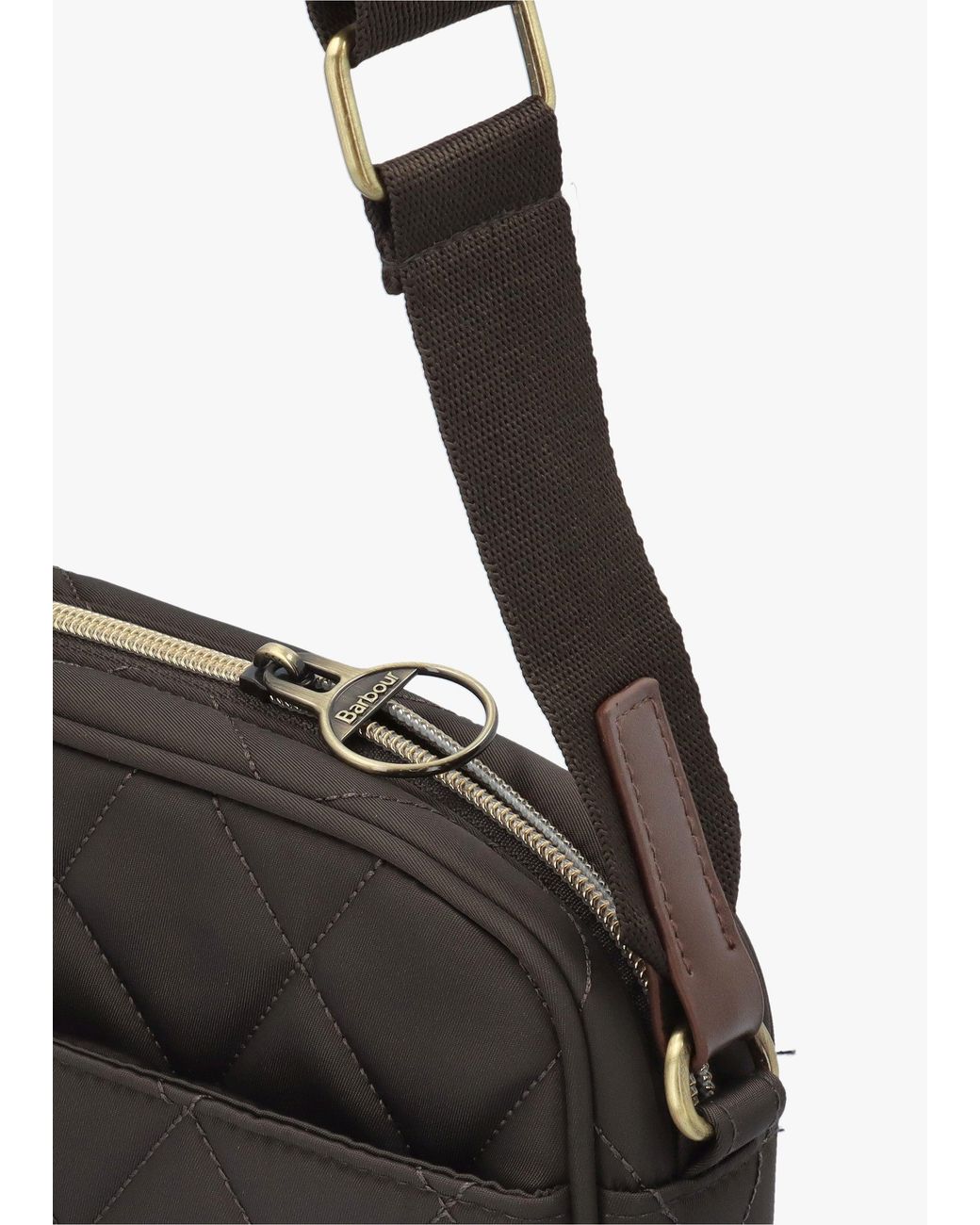 Barbour Black Quilted Cross-Body Bag