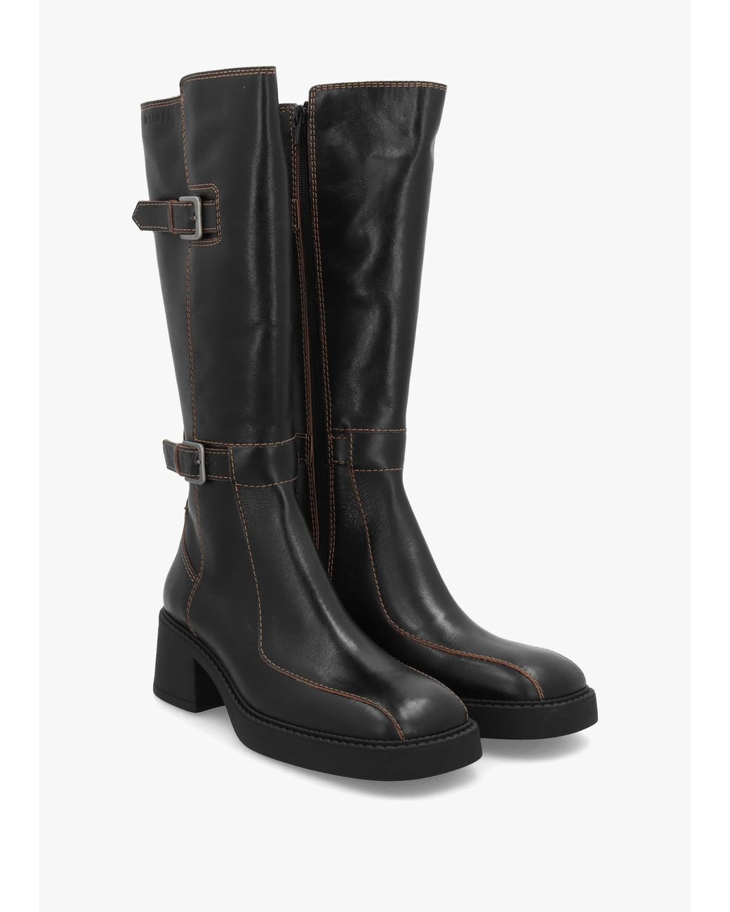 Miista Black Jarmila Knee Boots