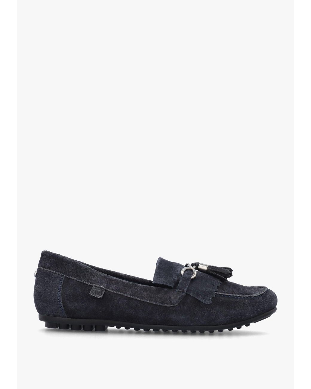 Moda In Pelle Blue Essana Tassel Loafers