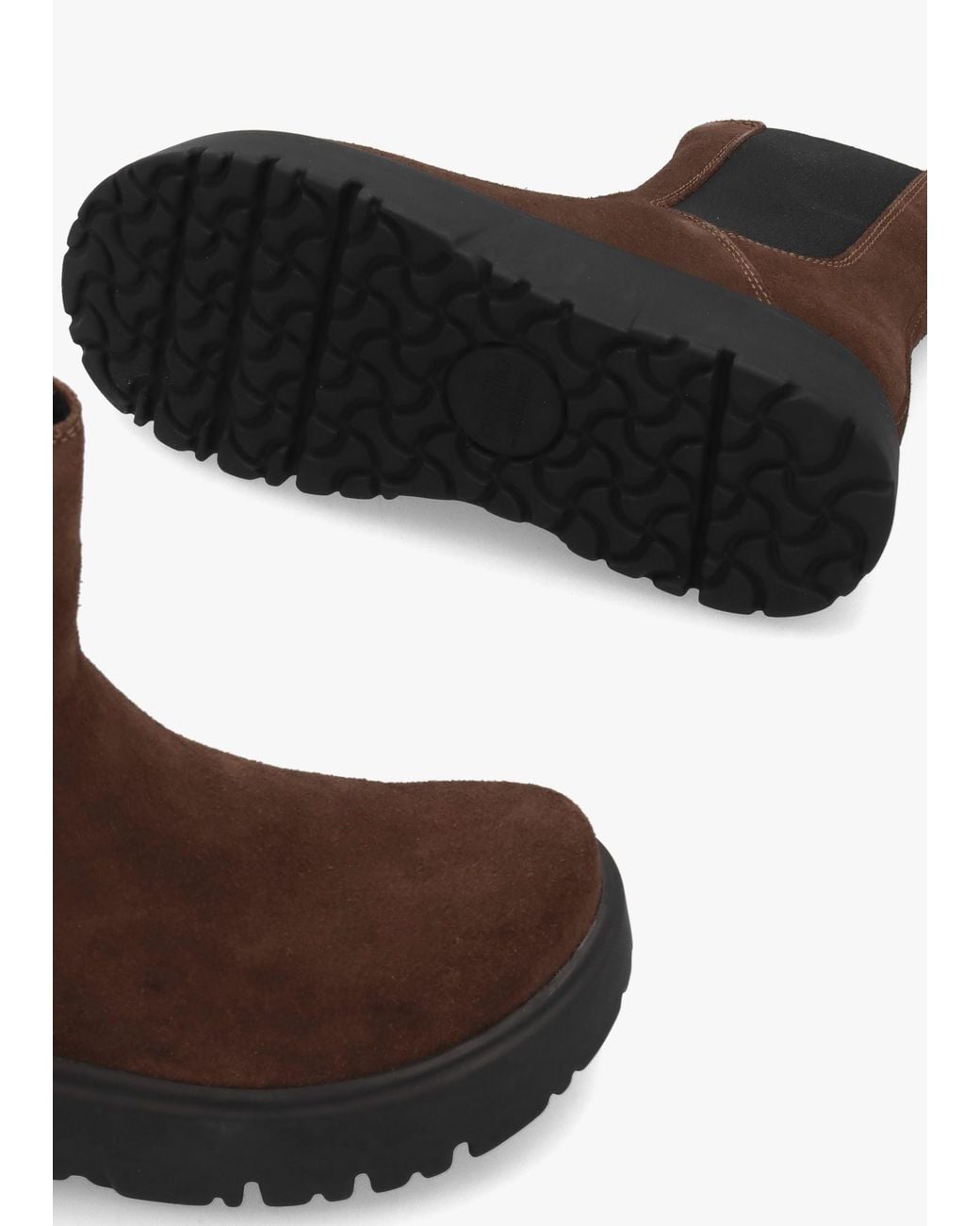 Birkenstock Brown Theda Carafe Suede Chelsea Boots