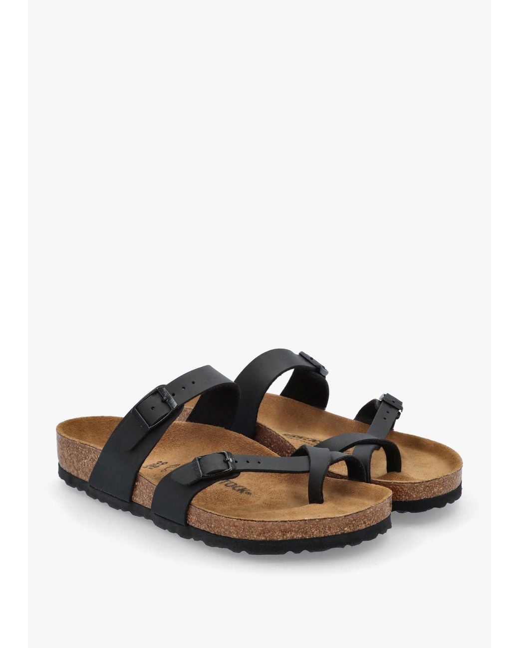 Birkenstock White Mayari Birko-Flor Thong Sandals