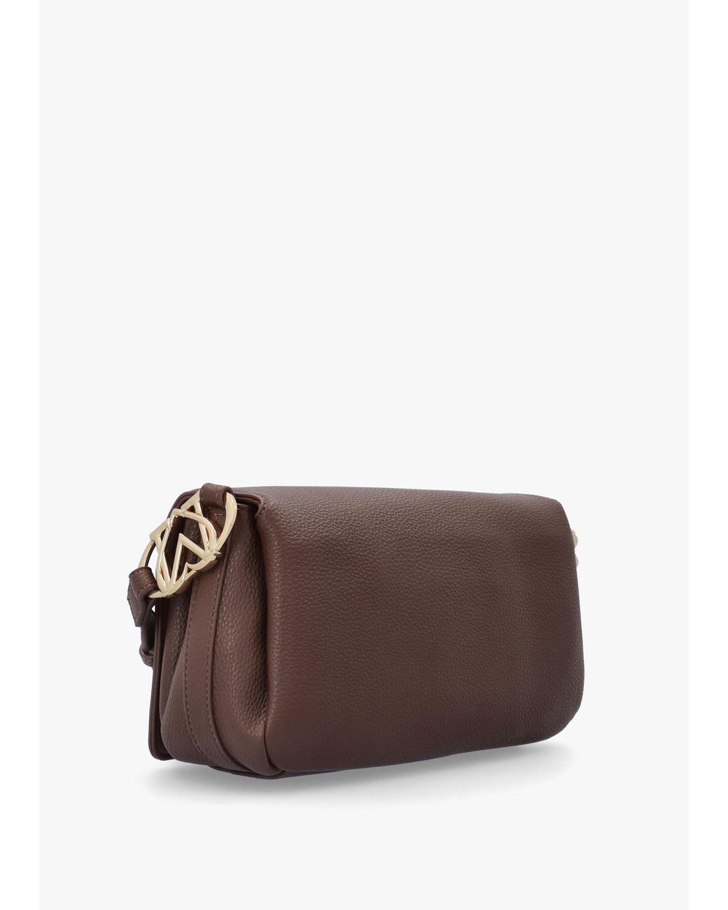 Love Moschino Brown Flapover Shoulder Bag