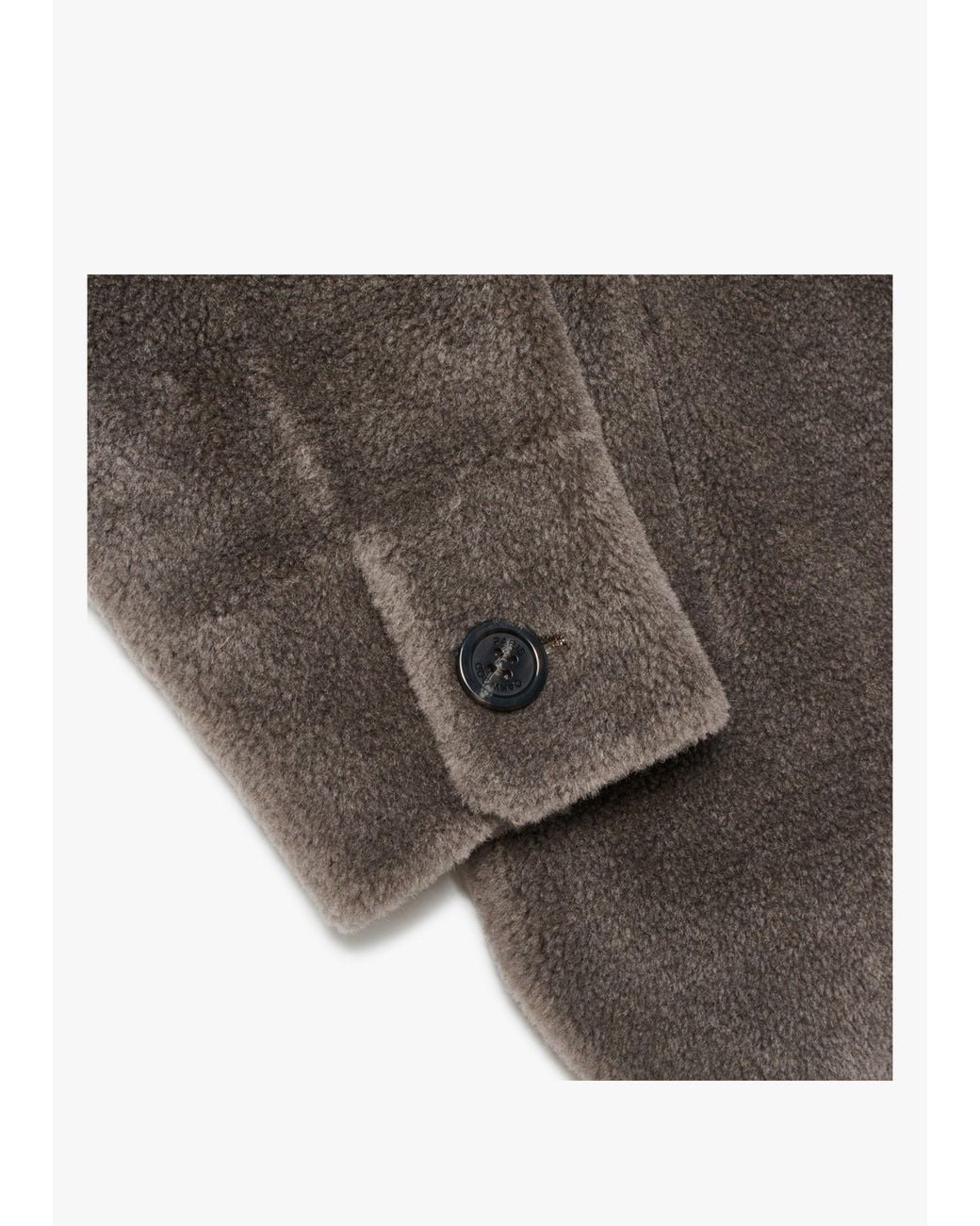 Oakwood Gray Flag Reversible Teddy Shacket