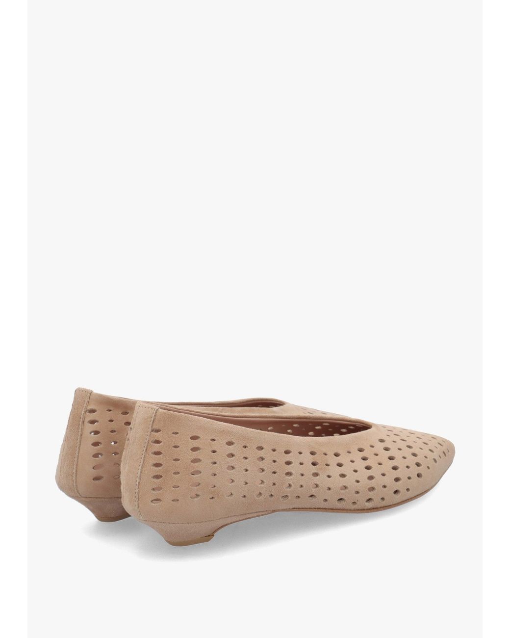 Daniel White Sicily Perforated Flat Pumps
