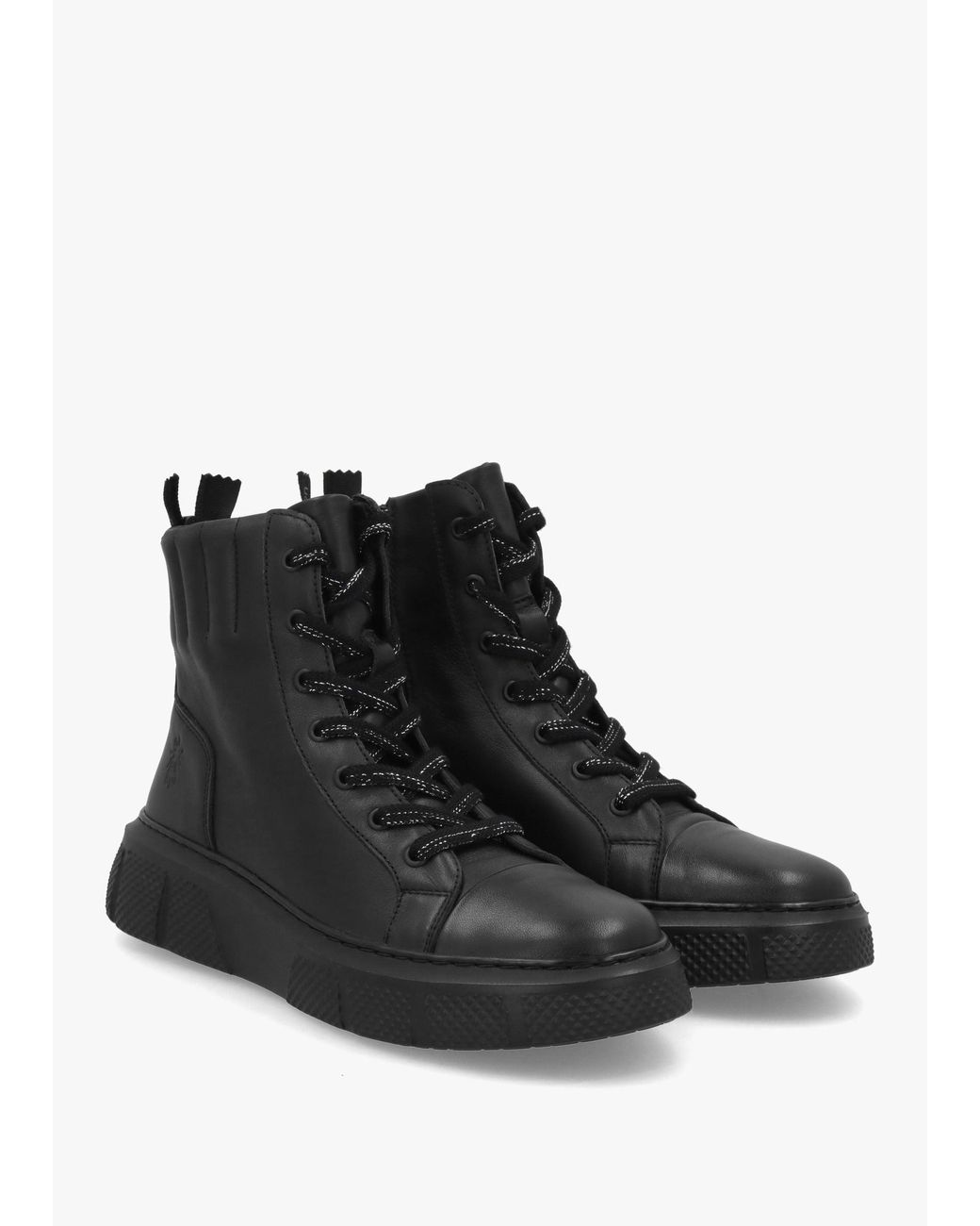 Fly London Black Erby Sporty Ankle Boots