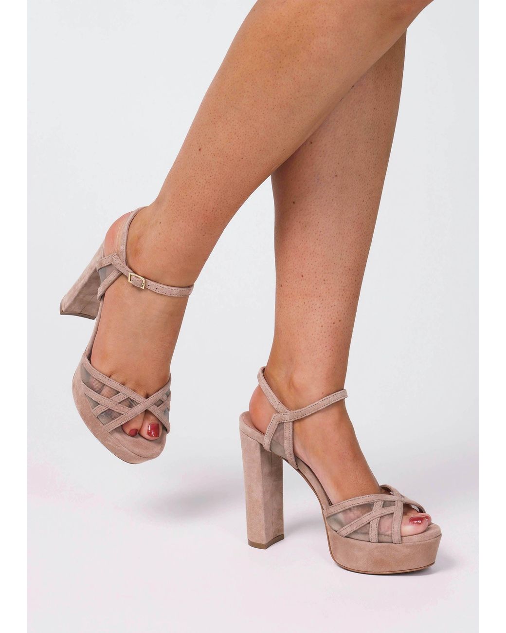Daniel White Avermesh Platform Heeled Sandals
