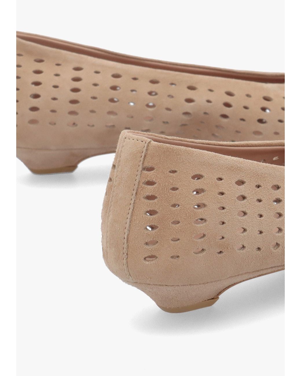 Daniel White Sicily Perforated Flat Pumps