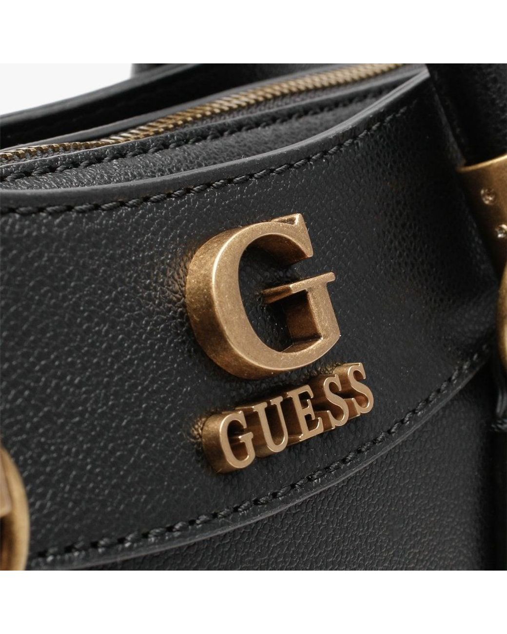 Guess Nell Girlfriend Black Satchel Bag | Lyst Canada