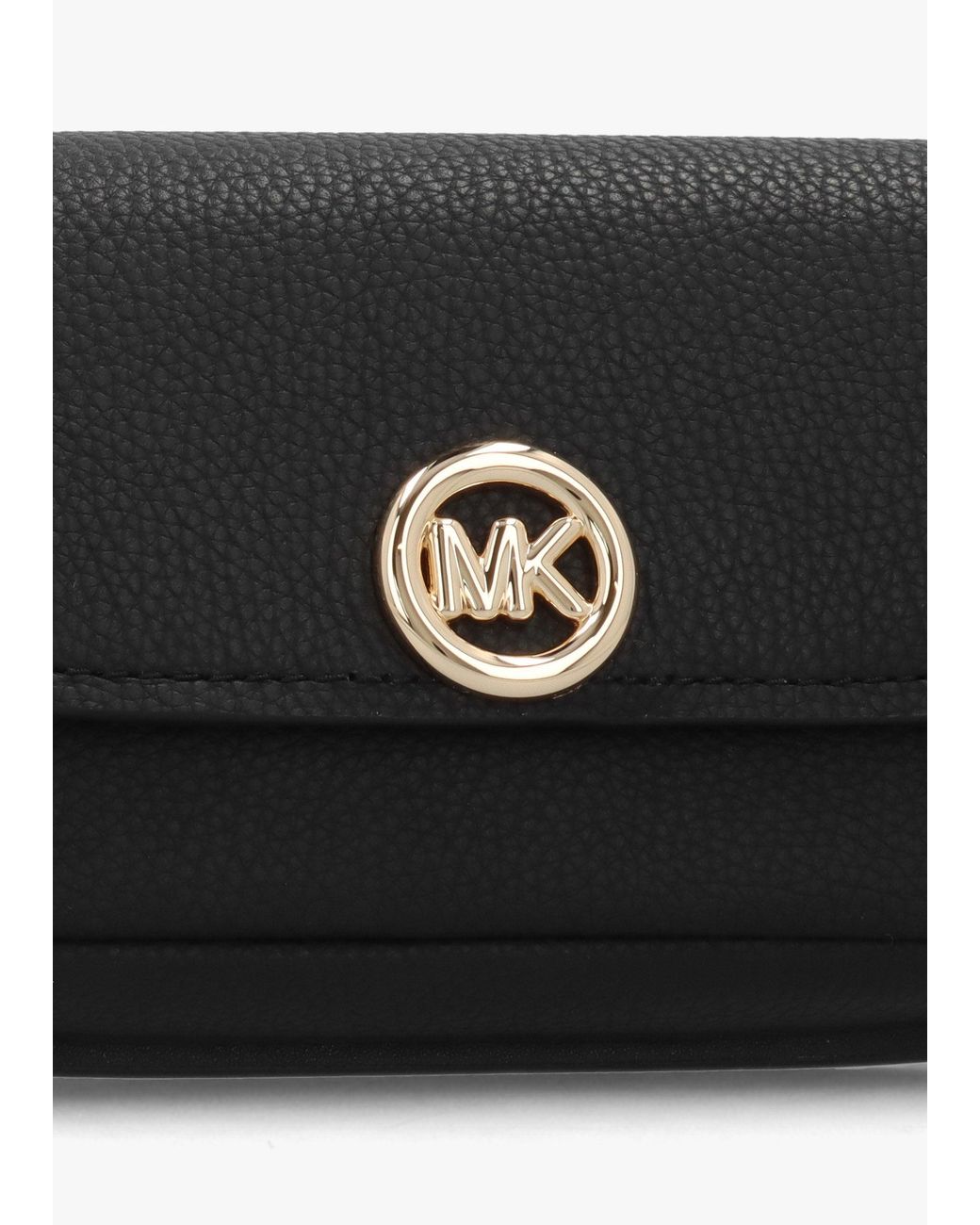 Michael Kors Black Nolita Small Pebbled Leather Cross-Body Bag