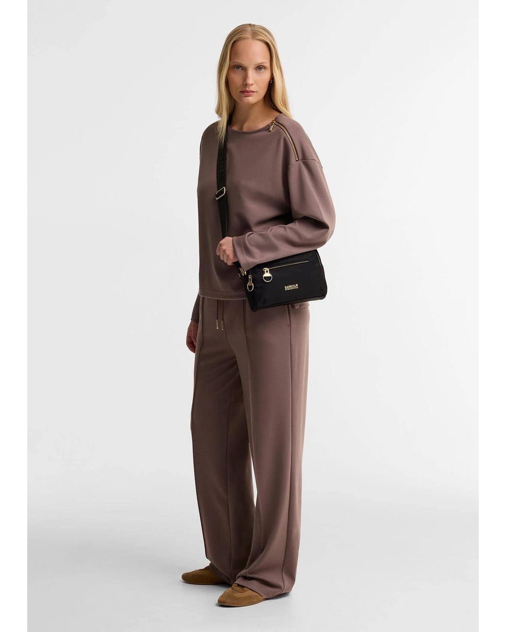 Barbour Black Qualify Slim Cross-Body Bag
